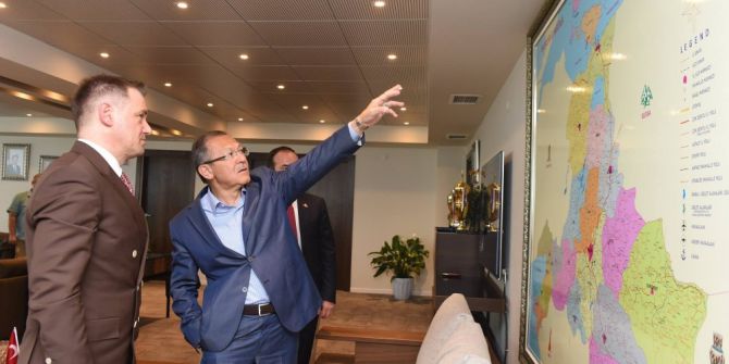 Arnavutluk Büyükelçisi’nden Başkan Uğur’a Ziyaret