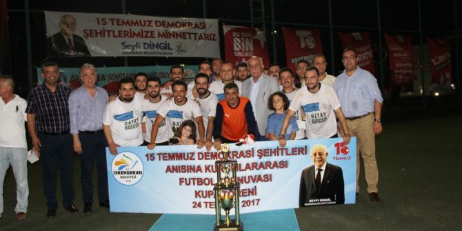 İskenderun’da 15 Temmuz Şehitleri Futbol Turnuvası