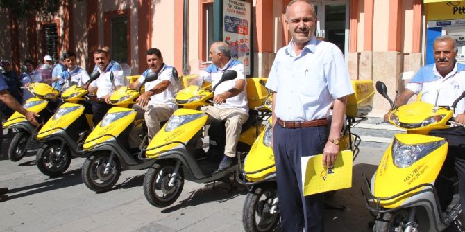 Erzincan Ptt’ye 10 Yeni Motor