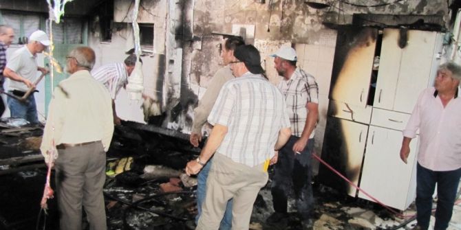 Hisarcık’taki Yangın Korkuttu