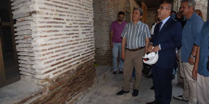 Tarihi Tepebağ Ortaokulu’nda Restorasyon Çalışmaları