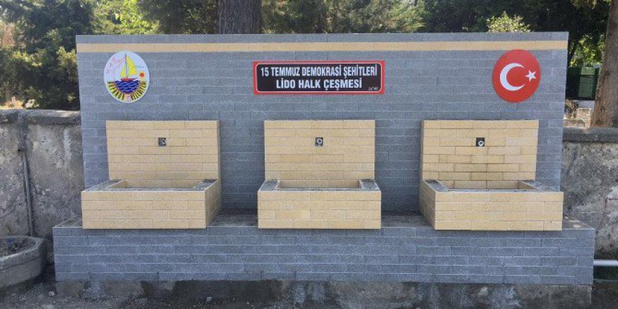Sapanca’da Demokrasi Şehitleri Anısına Halk Çeşmeleri Kuruldu