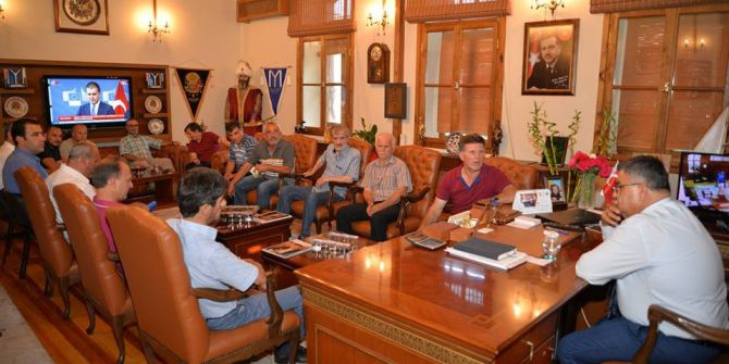 Başkan Yağcı, Pazarcı Esnafıyla Bir Araya Geldi