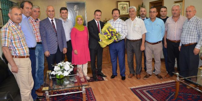 Ahid Başkanı Yaman’dan Ankaragücü Başkanı Yiğiner’e Ziyaret