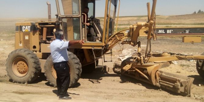 Karaköprü Mevkiinde Çevre Düzenleme Çalışmalarına Başlandı