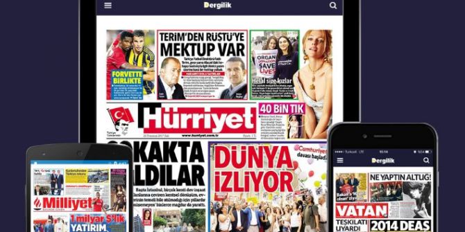 Dergilik Uygulamasına Gazeteler Eklendi