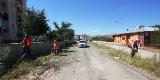 Bayburt Belediyesinden Yaz Temizliği