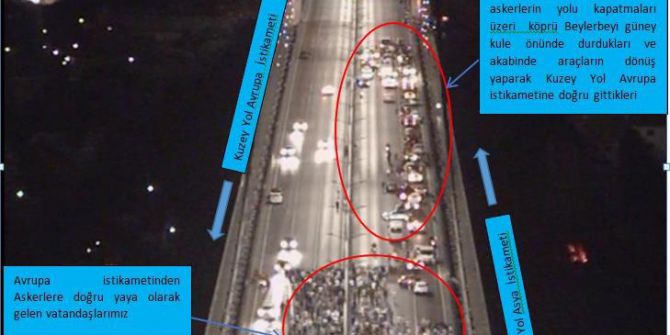 Darbeci Askerlerin 15 Temmuz Şehitler Köprüsü’ne Çıkış Fotoğrafları İddianamede Yer Aldı