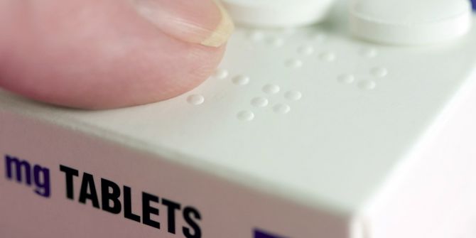 İlaç Ambalajları Artık Görme Engellilere Uygun Üretilecek