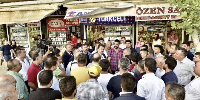 Başkan Erkoç Esnafla Biraraya Geldi