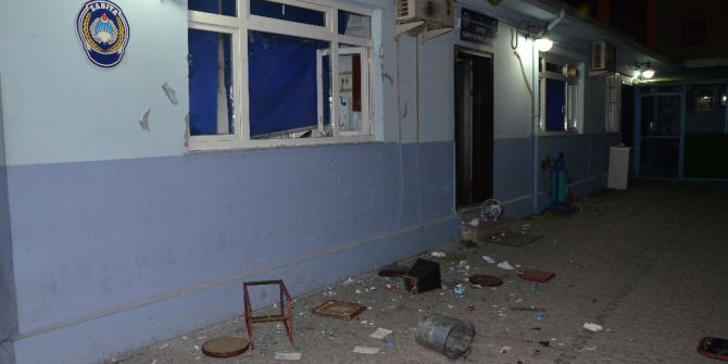 Odunpazarı Zabıta Karakolu’na Taşlı Saldırı