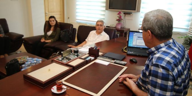 Savcı Ve Hakimlerden Başkan Akcan’a Ziyaret