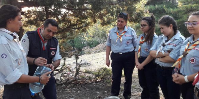 Aydın’da Kamp Ateşi Yakıldı