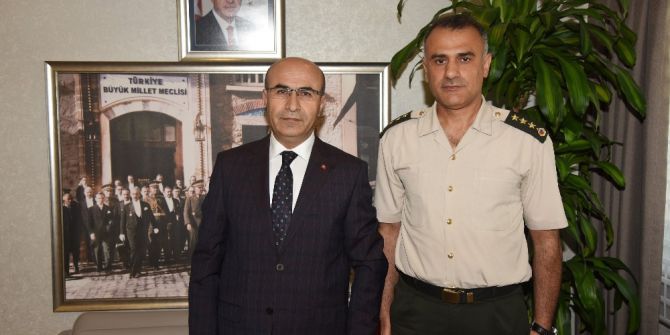 İl Jandarma Komutanı Albay Yılmaz’dan, Vali Demirtaş’a Veda Ziyareti