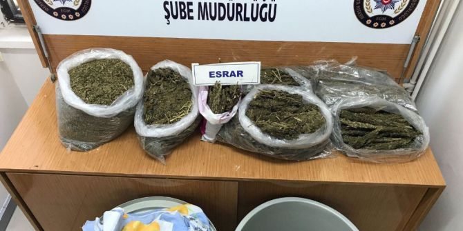 Mersin’de 13.5 Kilo Esrar Ele Geçirildi
