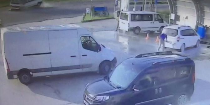 Ölümlü Trafik Kazasının, Kaza Anı Kamera Görüntüleri Ortaya Çıktı