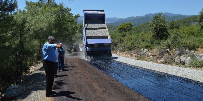 Manavgat Düzağaç’ta Asfalt Çalışmaları Başladı