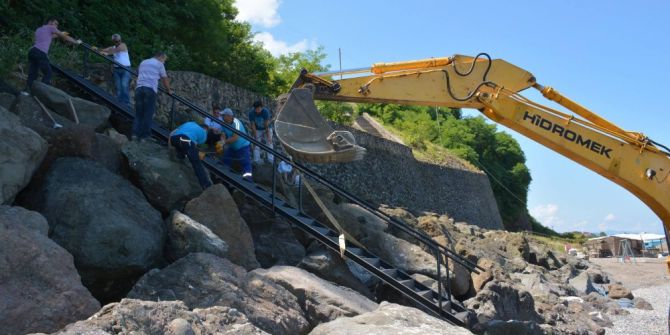 Görele Belediyesi’nden İlçe Plajlarına Yönelik Çalışma