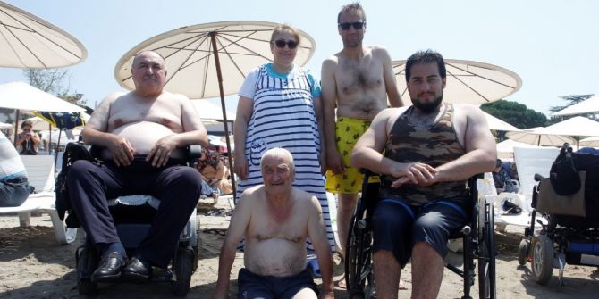 Engelli Vatandaşların Deniz Keyfi
