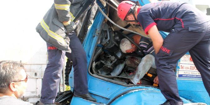 Hurdaya Dönen Tırdan Sağlam Çıktı