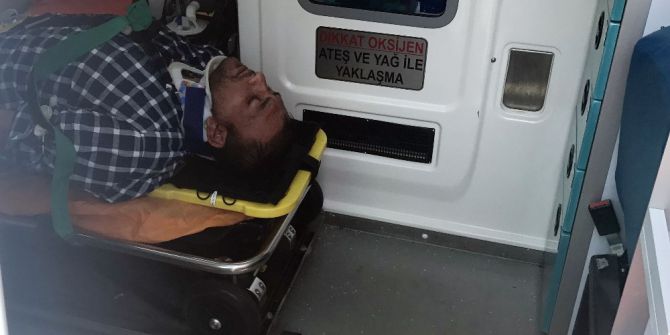 Şişli’de Ticari Taksi Beton Bariyerlere Çarptı: 1 Yaralı