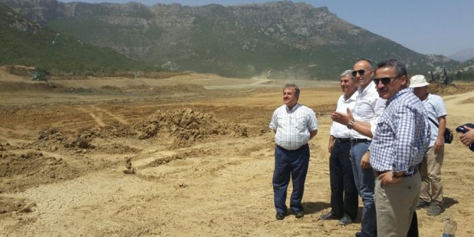 Başkan Tutal Ve Dsi Heyeti Kuğulu Göleti’nde İncelemelerde Bulundu