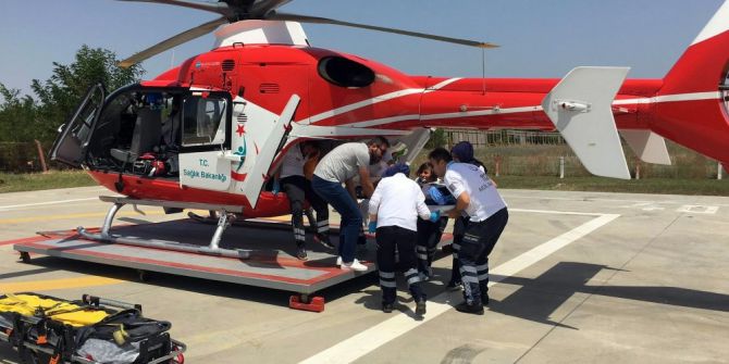 İnşaattan Düşen İşçi Helikopter İle Kaldırıldığı Hastanede Öldü