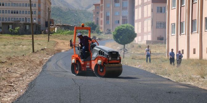 Bitlis’te Yol Asfaltlama Çalışması