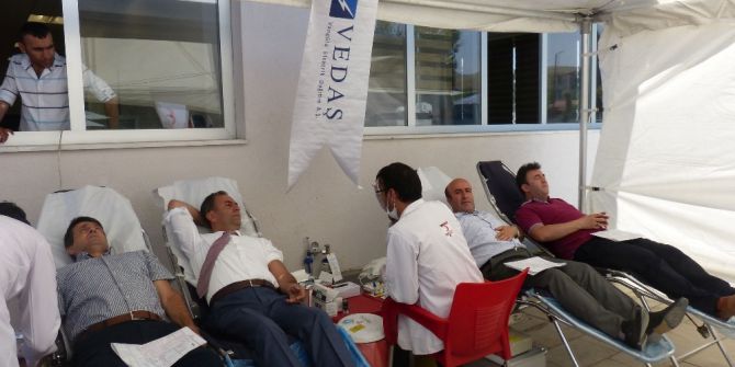 Vedaş Ve Vepsaş’tan Kan Bağışı