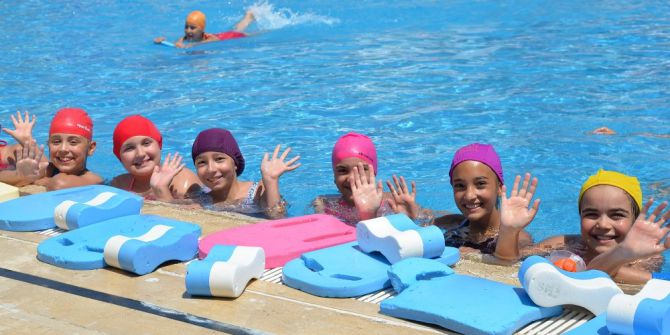 Bozüyük’te Minikler Yüzmeyi Eğlenerek Öğreniyor