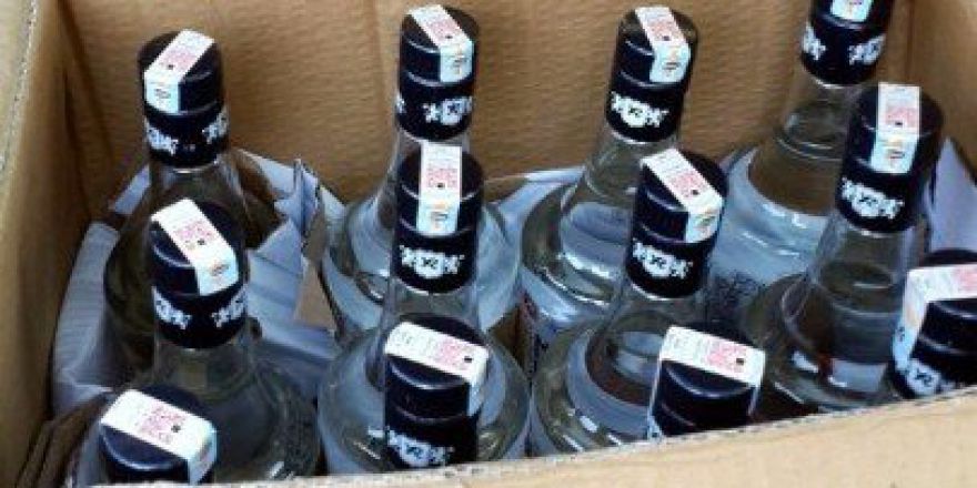 Zonguldak’ta Piyasa Değeri 30 Bin Lira Olan Kaçak İçki Ele Geçirildi