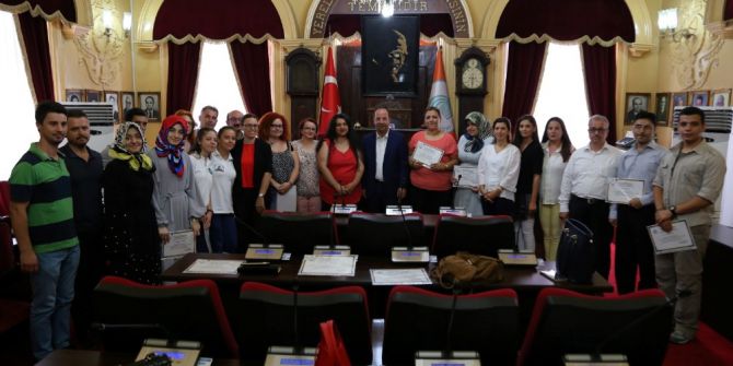Edirne Belediyesi’nden İlk Yardımcılara Sertifika