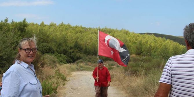 Kuşadası’nda Köylülerden Taş Ocağı Eylemi