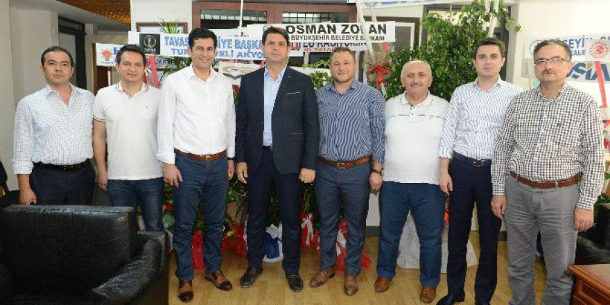 Memişoğlu’na Ak Parti Teşkilatları İle Genç Müsiad’dan Ziyaret