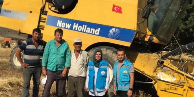 Hisarcık’ta Biçerdöver Denetimi