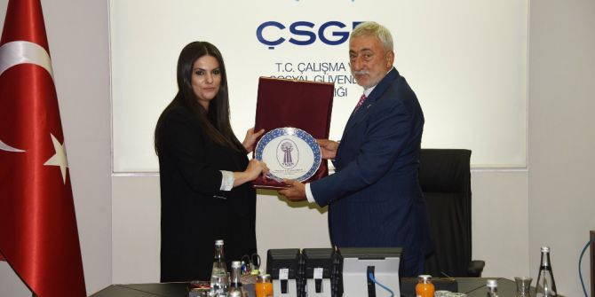 Tesk Genel Başkanı Palandöken’den Bakan Sarıeroğlu’na Hayırlı Olsun Ziyareti