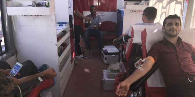 Muş’ta Kan Bağışına Yoğun İlgi