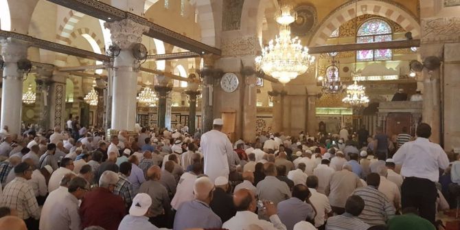 Mescid-i Aksa’da İki Haftanın Ardından Cuma Namazı Kılındı