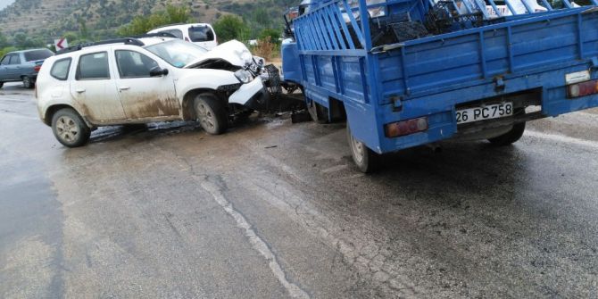 Sarıcakaya’da Trafik Kazası: 1 Yaralı