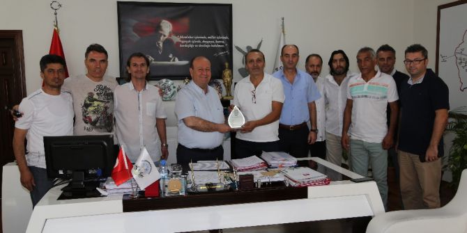 Masterlardan Başkan Özakcan’a Teşekkür Ziyareti