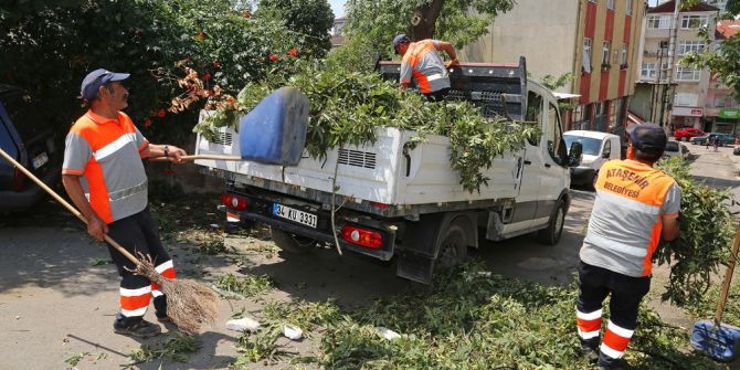 Ataşehir Belediyesi’nde Yağış Seferberliği