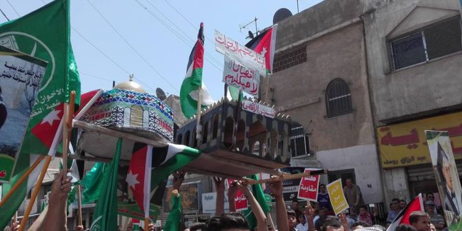 Binlerce Ürdünlü Amman’da Mescid-i Aksa’ya Destek Gösterisi Yaptı