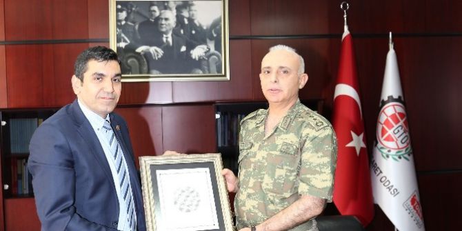 Jandarma Komutanından Gto’ya Veda Ziyareti