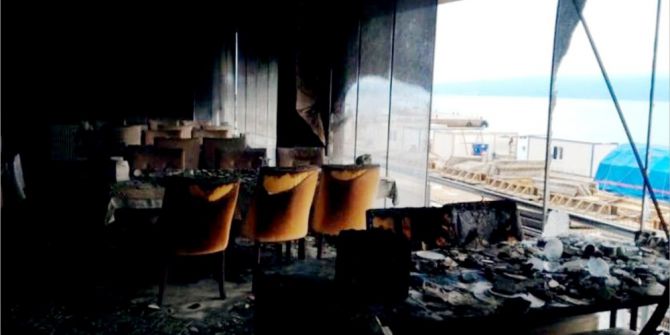 Balık Lokantası Küle Döndü