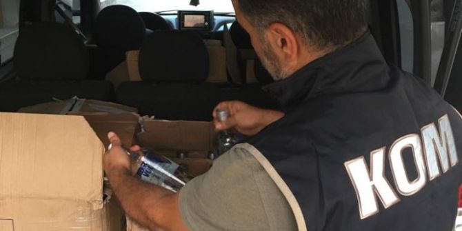 İzmir’de Kaçak İçki Operasyonu