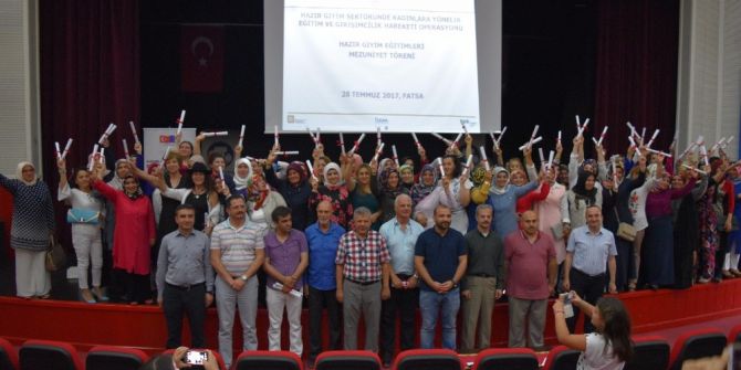 Fatsa’da Geta Projesi Mezunlarını Verdi