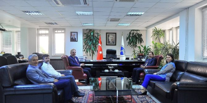 Vali Balkanlıoğlu’ndan, Rektör Elmas’a Ziyaret