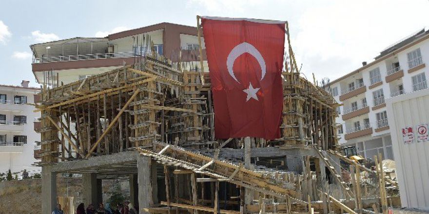 2. Ortatepe Camii’nin Temeli Dualarla Atıldı