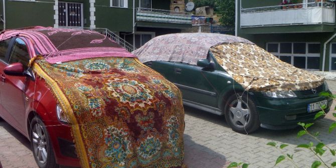 Bilecik’te Vatandaşlarda Dolu Yağışına İlginç Önlem