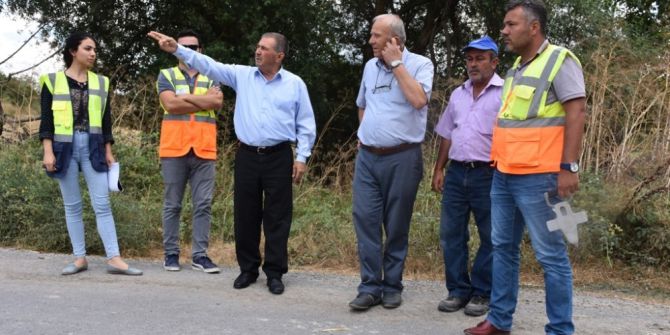 Bigadiç’te Başkan Avcu, Esenli’de Yol Yapım Çalışmalarını İnceledi